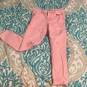 Gap Jeans for kids - size 7 - color pink hardly worn